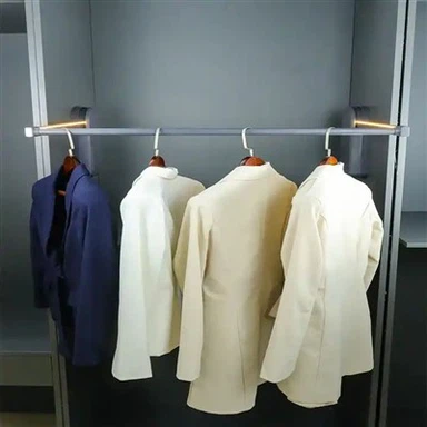 Штанга для зберігання одягу з алюмінієвого сплаву для магазину одягу